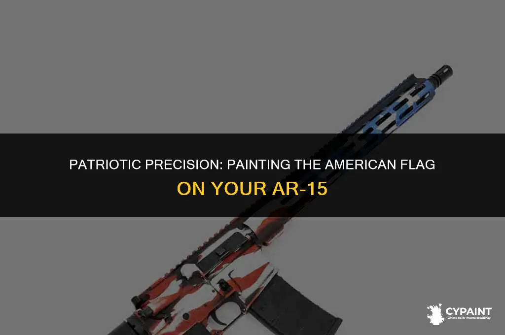 how to paint a american flag on an ar-15