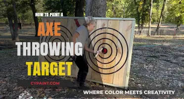 DIY Axe Throwing Target: Easy Painting Guide for Beginners