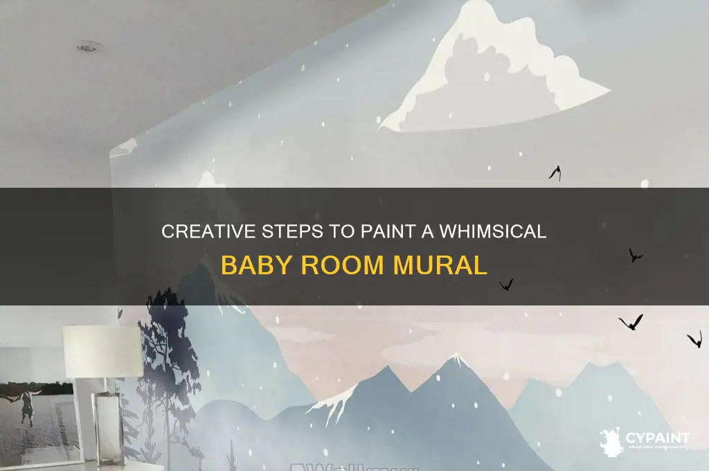 how to paint a baby room mural