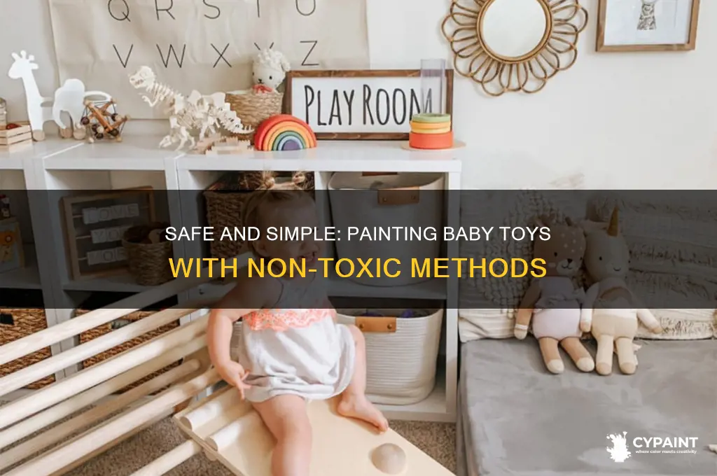 how to paint a baby toy non toxic