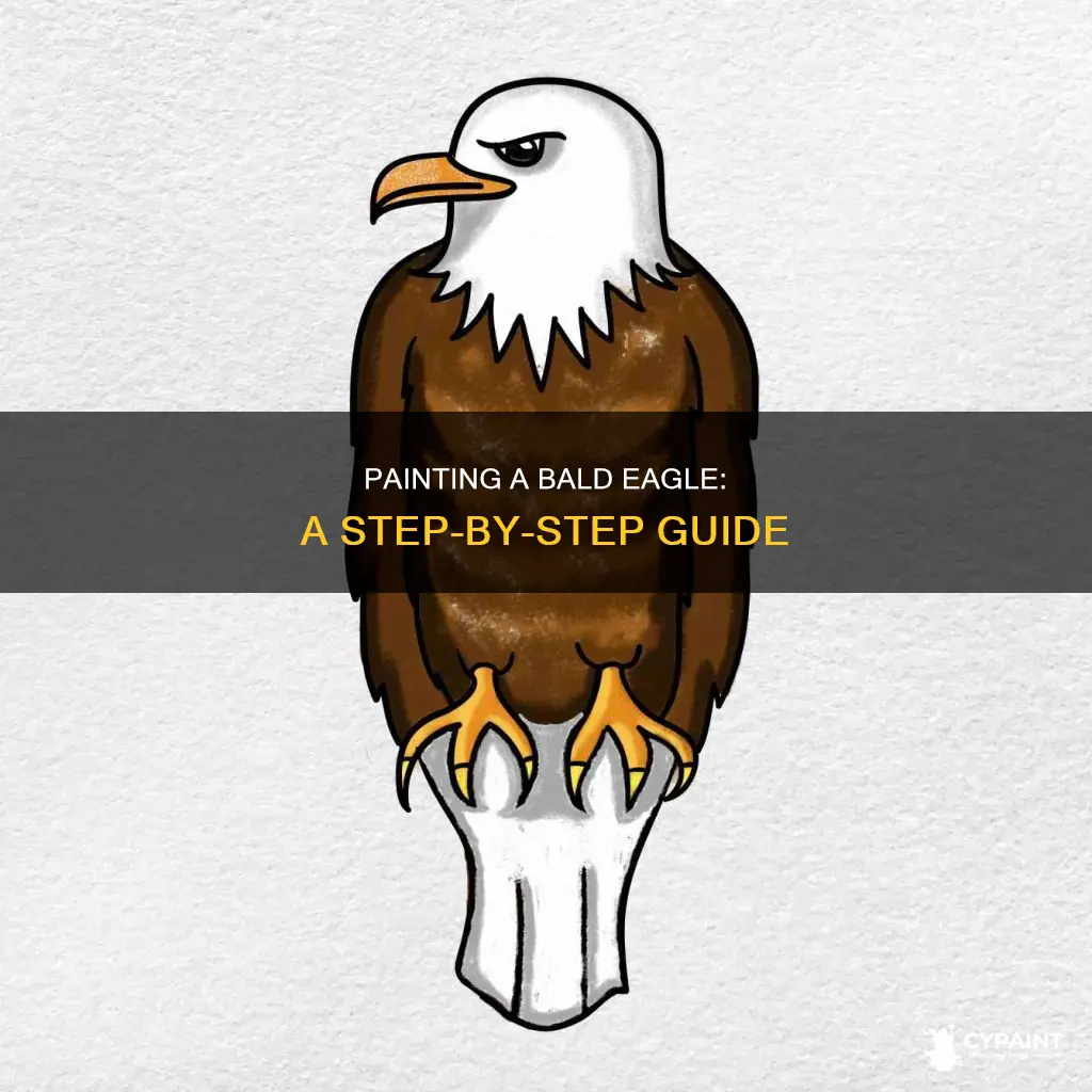 how to paint a bald eagle step by step