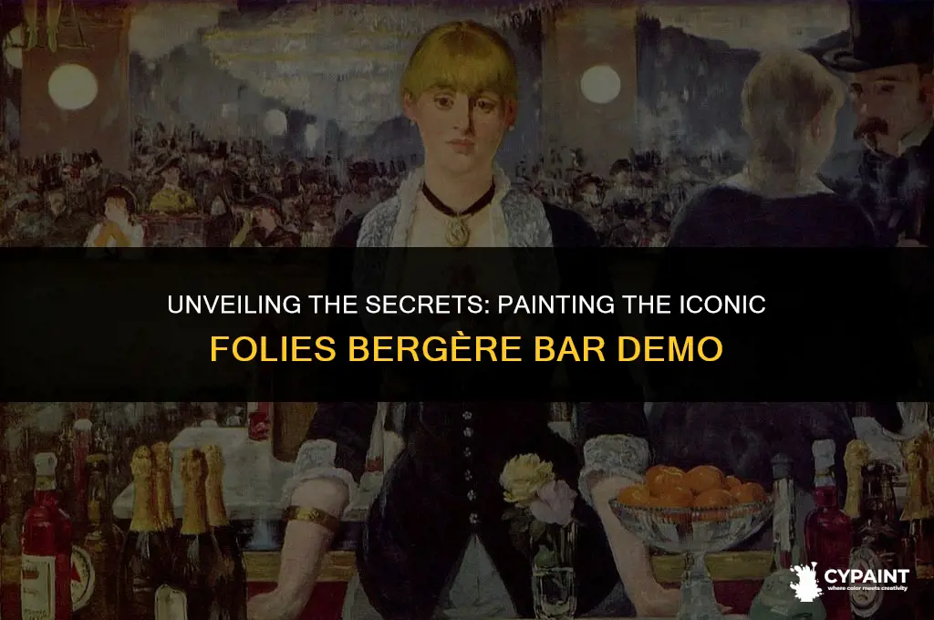 how to paint a bar at the folies-bergère demo