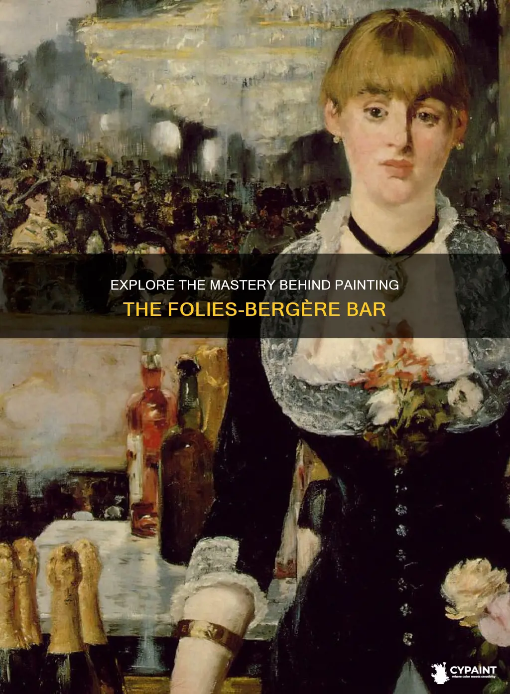 how to paint a bar at the folies-bergère