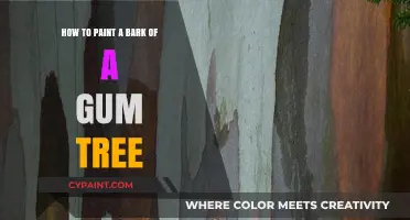 Capturing the Beauty: Painting Gum Tree Bark
