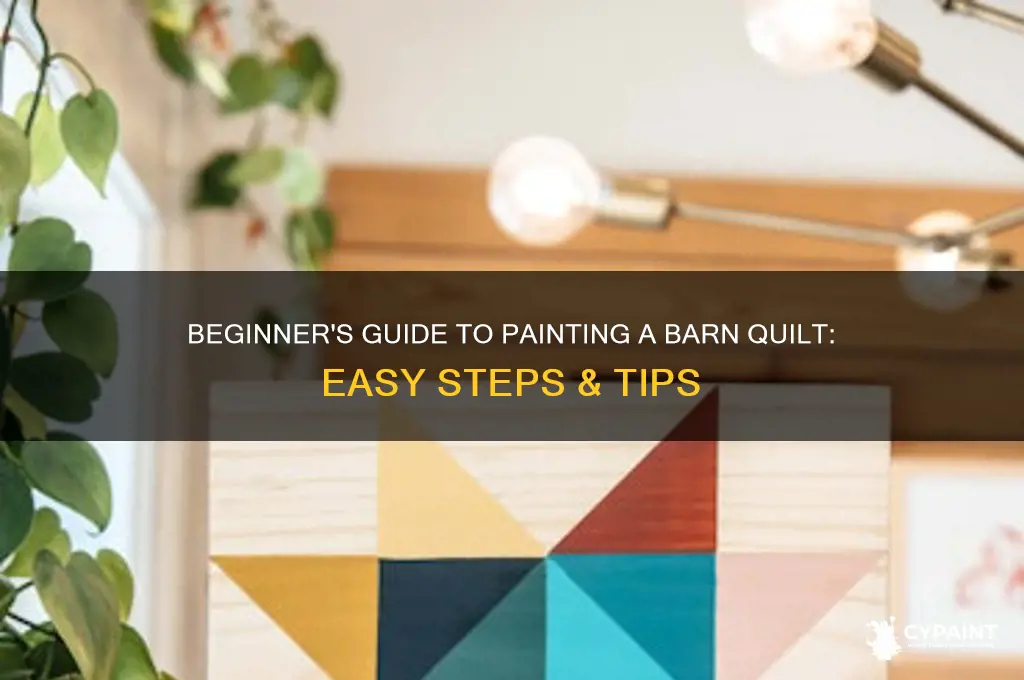 how to paint a barn quilt for beginners