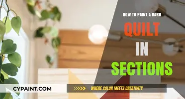 Sectioned Barn Quilt Painting: A Step-by-Step Guide for Beginners