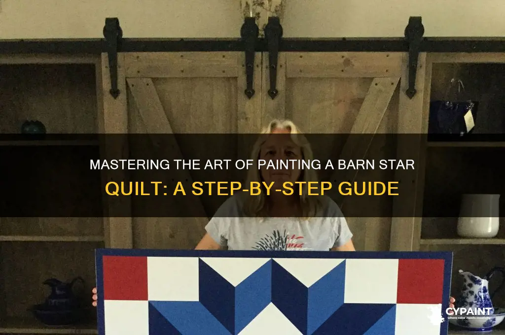 how to paint a barn star quilt