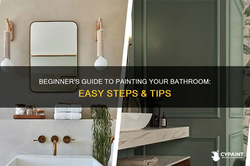 how to paint a bathroom for beginners