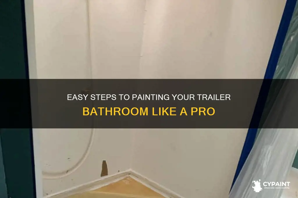 how to paint a bathroom in a trailer