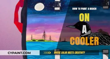 Creative Cooler Makeover: Painting a Beach Scene Step-by-Step Guide