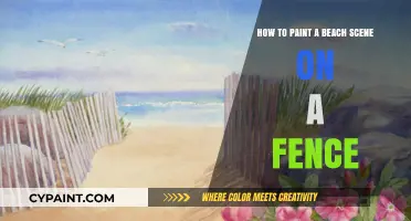 Creating a Beach Scene Fence: Painting Tips and Tricks