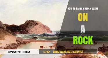 Painting a Beach Scene on Rocks: Easy Steps
