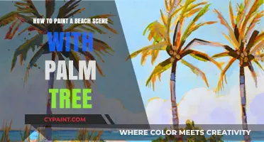 Creating a Relaxing Beach Scene with Palm Trees