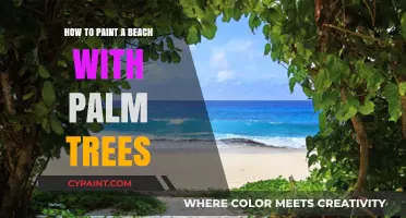 Master Beach Painting: Palm Trees, Waves, and Sandy Shores