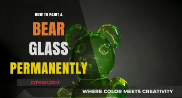 Permanent Bear Glass Painting: Techniques for Long-Lasting Artistic Designs