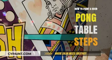 DIY Beer Pong Table Painting: Easy Steps for a Custom Design