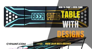 Designing a Beer Pong Table: Painting Techniques and Ideas