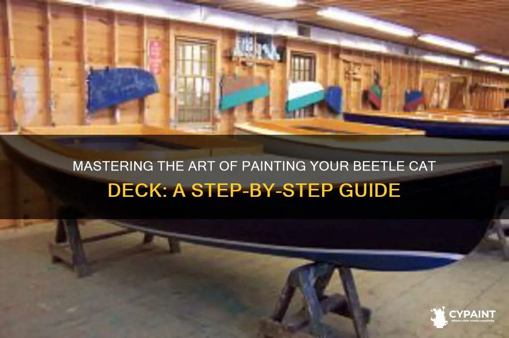 how to paint a beetle cat deck