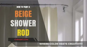 Revamp Your Bathroom: Easy Steps to Paint a Beige Shower Rod