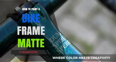 DIY Matte Bike Frame Painting: Step-by-Step Guide for a Sleek Finish