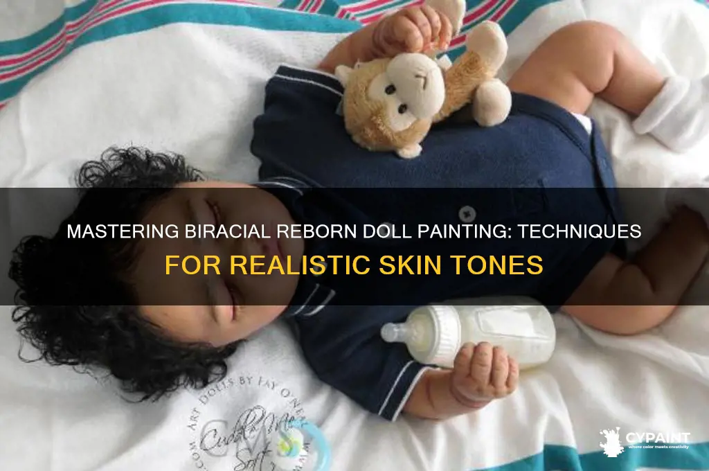 how to paint a biracial reborn doll