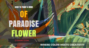 Mastering the Art of Painting a Bird of Paradise Flower