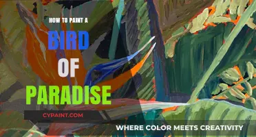 Mastering the Art of Painting a Vibrant Bird of Paradise