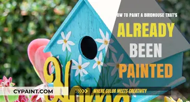 Reviving Your Birdhouse: A Guide to Repainting Over Existing Paint