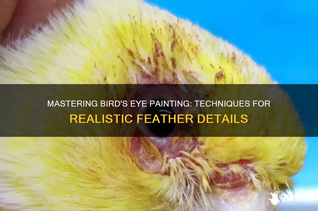 how to paint a bird
