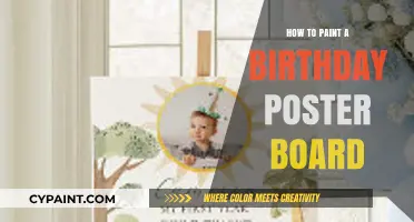Creative Steps to Paint a Vibrant Birthday Poster Board