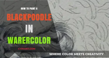 Mastering Watercolor: Painting a Black Poodle Step-by-Step Guide