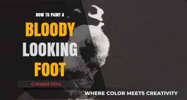 Mastering Gory Effects: Techniques for Painting a Realistic Bloody Foot