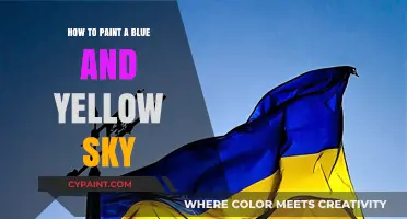 Mastering the Art of Painting a Vibrant Blue and Yellow Sky