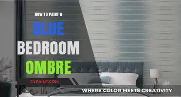 Create a Serene Ombre Blue Bedroom: Easy Painting Guide
