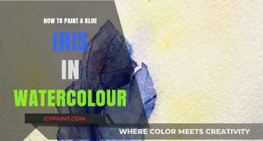 Mastering Watercolour: Techniques for Painting a Vibrant Blue Iris