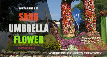 Mastering the Art of Painting a Bo Sang Umbrella Flower