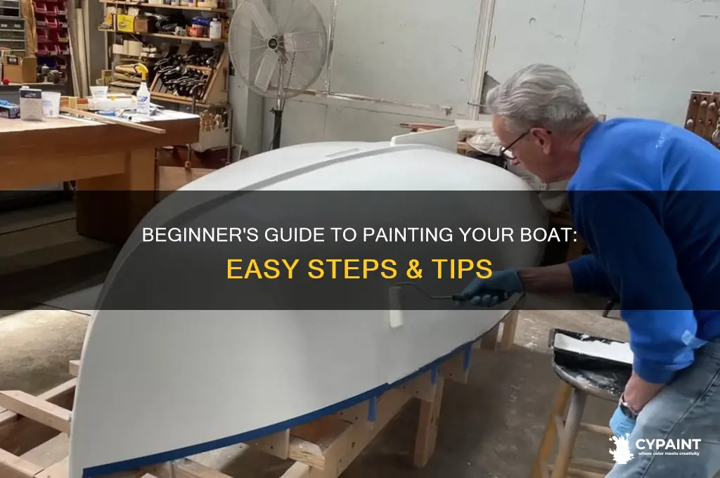 how to paint a boat for beginners