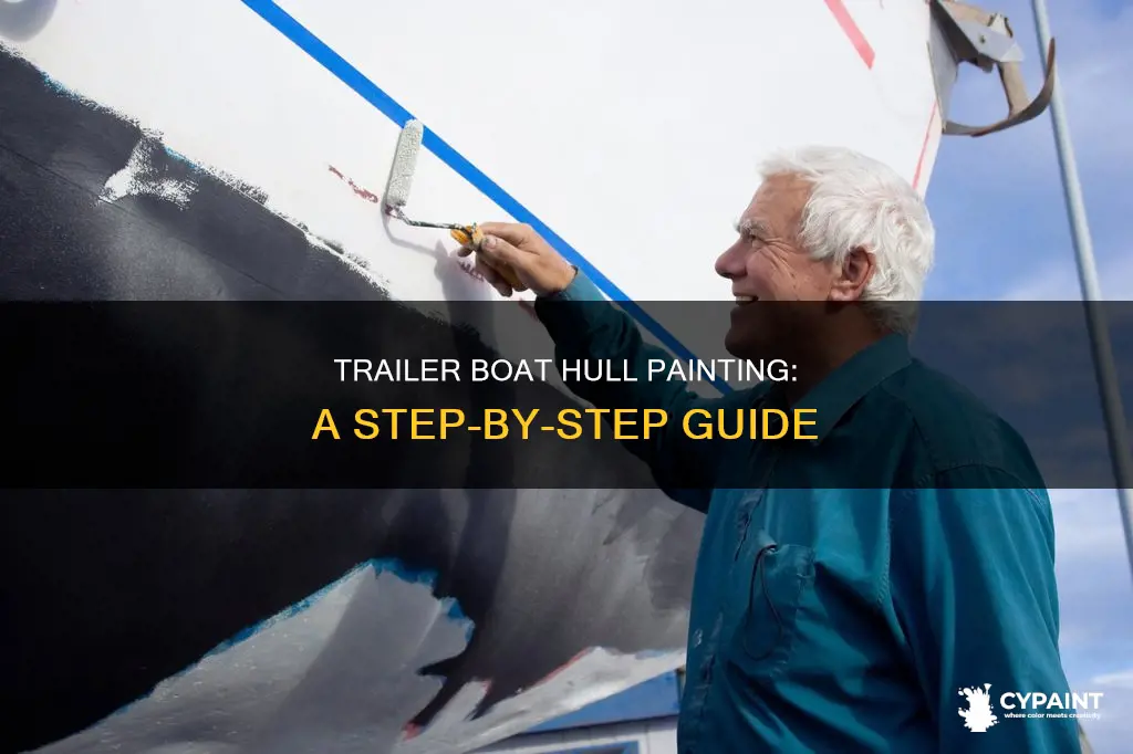 how to paint a boat hull on a trailer