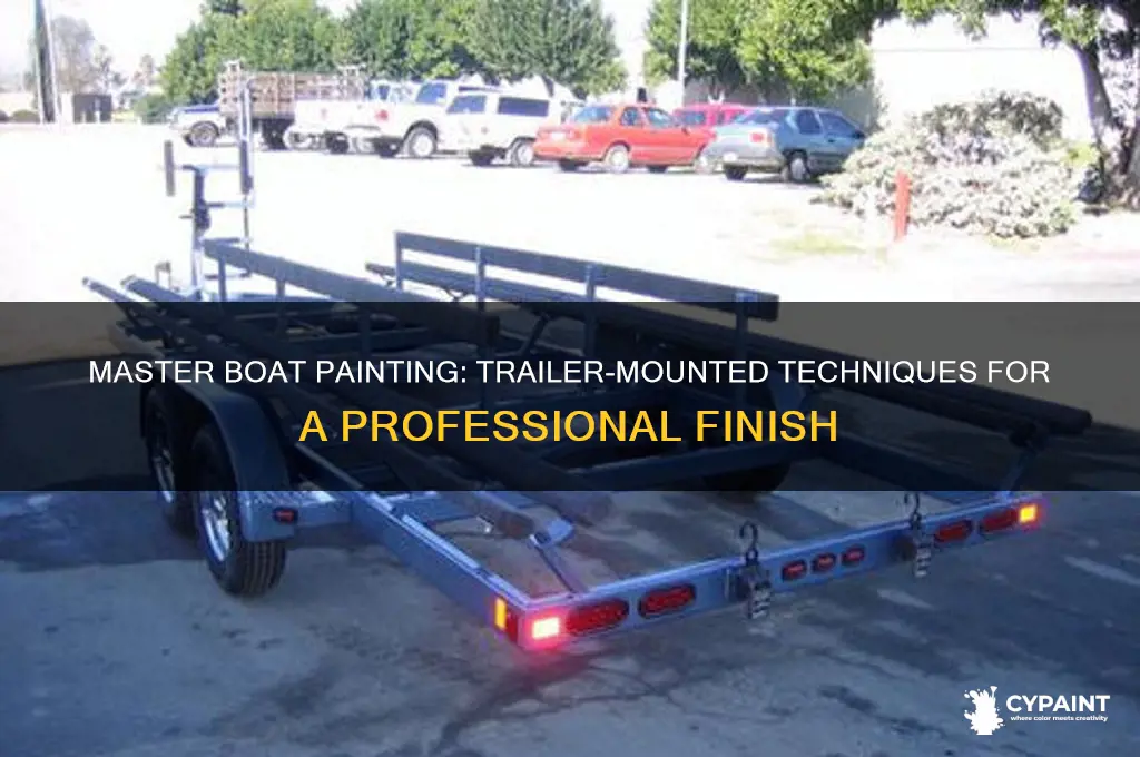 how to paint a boat on trailer