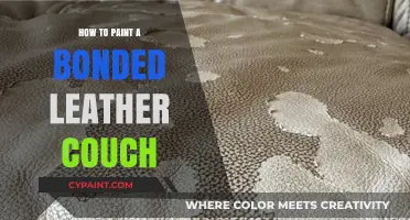 Revive Your Bonded Leather Couch: A Step-by-Step Painting Guide