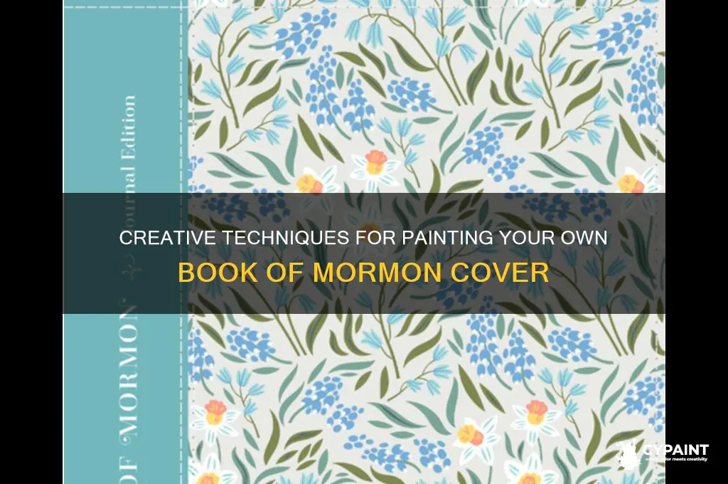 how to paint a book of mormon