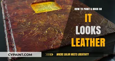 Transforming Books: Faux Leather Painting Techniques