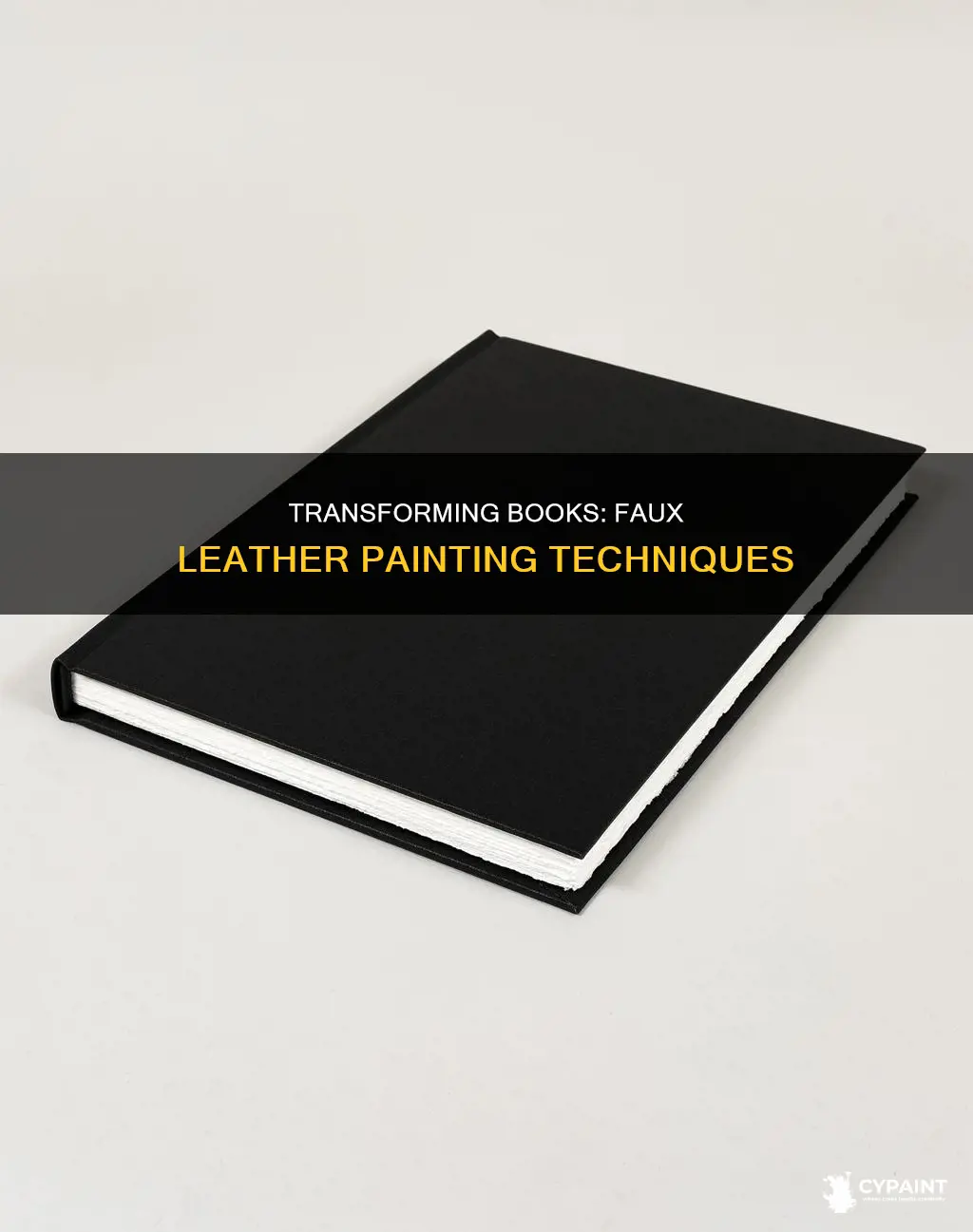 how to paint a book so it looks leather