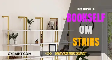 Creative Stairs Makeover: Painting a Bookshelf on Staircase Steps
