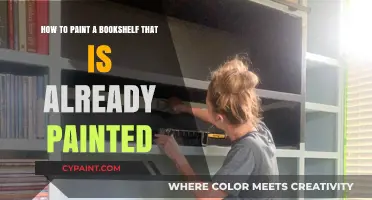 Transforming Your Bookshelf: Repainting a Pre-Painted Bookshelf