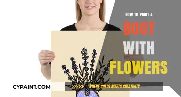 Creative Boot Painting: A Step-by-Step Guide to Floral Designs