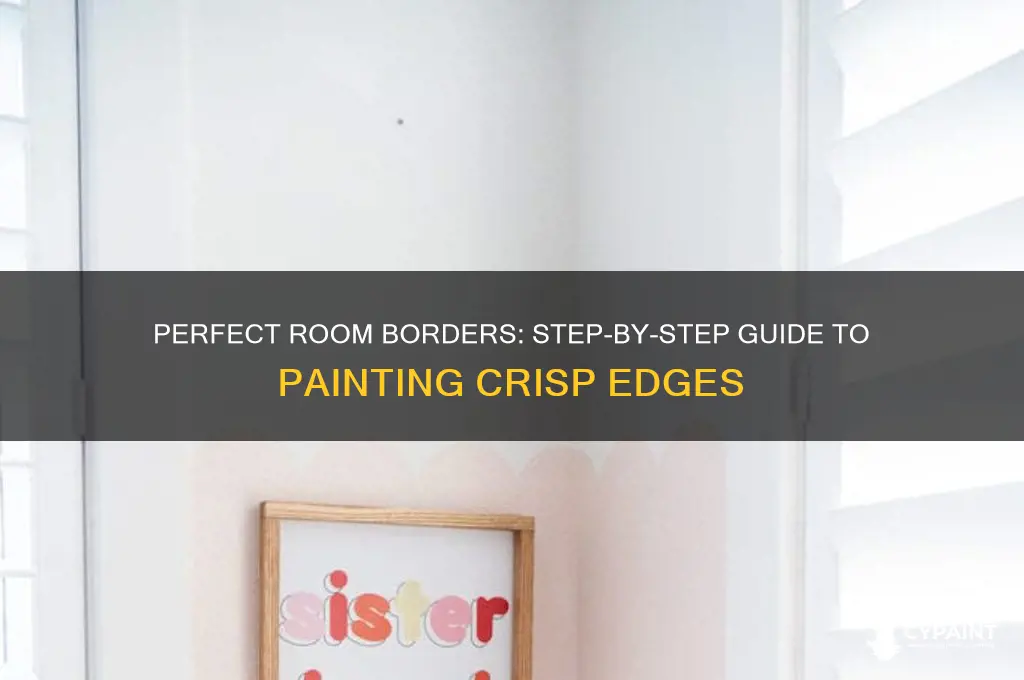 how to paint a border around a room
