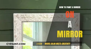 Easy DIY Mirror Border Painting: Transform Your Mirror with Style