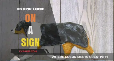Mastering Sign Borders: Easy Steps to Paint Perfect Edges