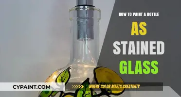 Transform Bottles into Stunning Stained Glass Art: Easy Painting Guide
